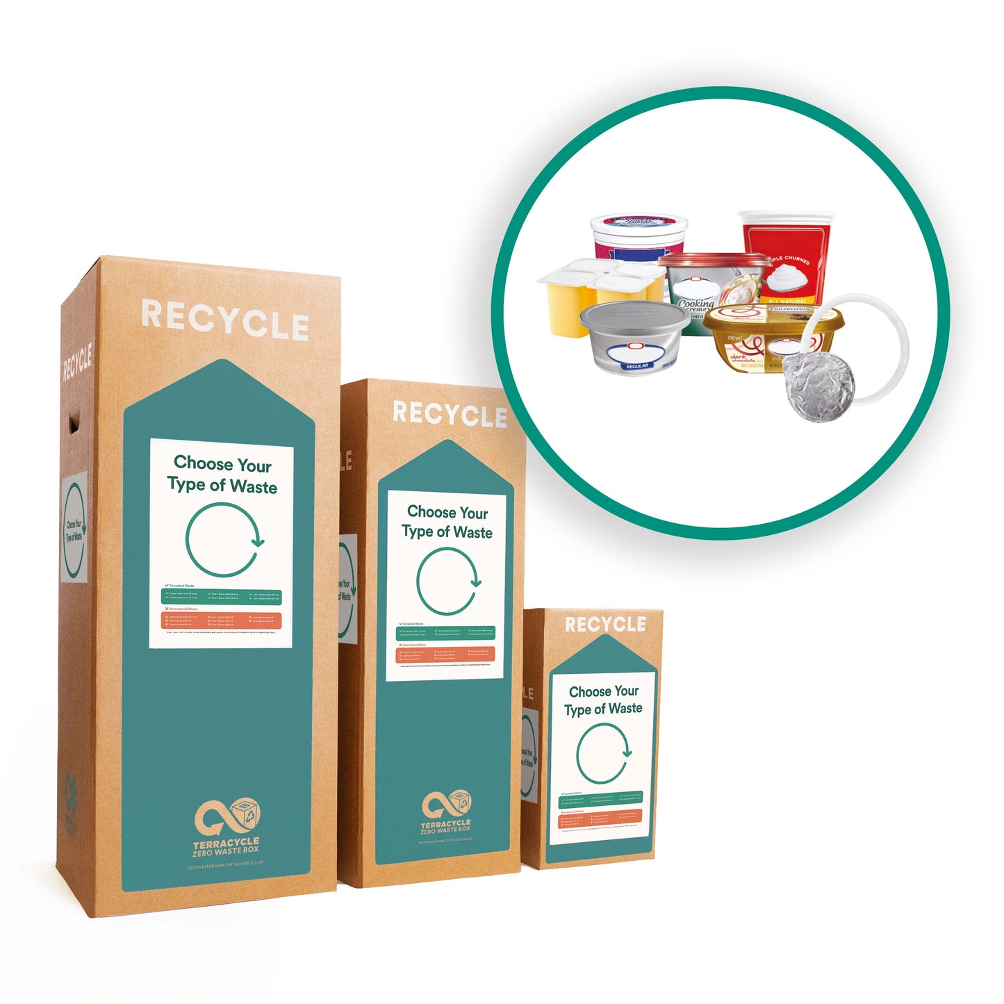 Recycle dairy tubs and lids with this Zero Waste Box