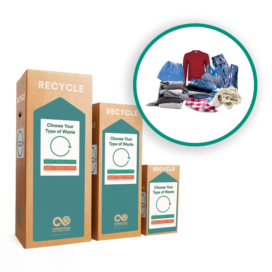 Recycle textiles and clothing with Zero Waste Box