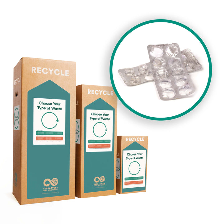 Recycle empty medicine blister packs with Zero Waste Box