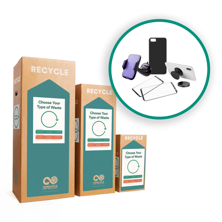 Recycle mobile phone cases and accessories with this Zero Waste Box