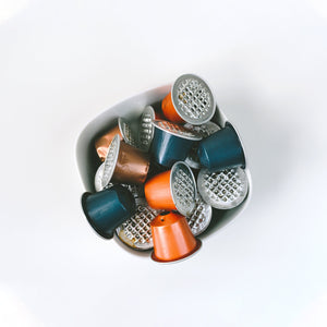 Recycled coffee pods