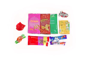 Recycle crisp packets, snack packaging and sweet wrappers